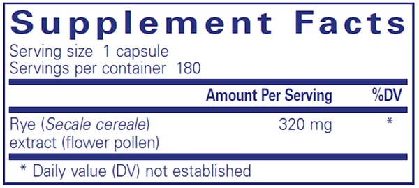 ProstaFlo Supplement Facts Label