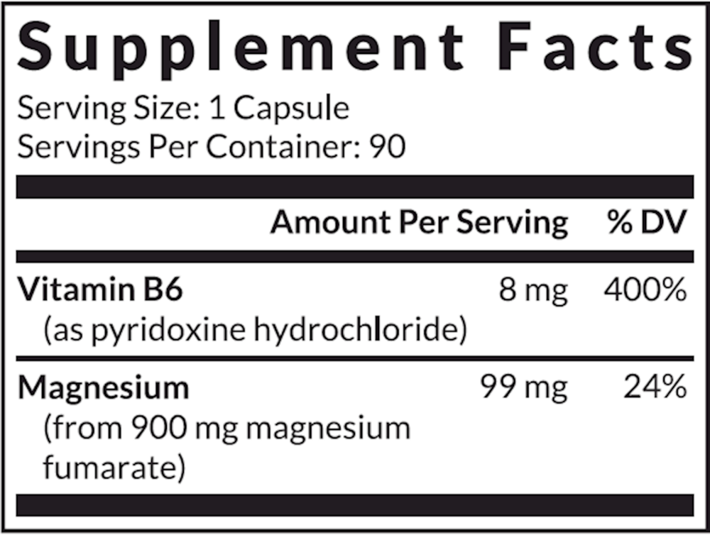 BACKORDER ONLY - Fura-Mag Supplement Facts Label