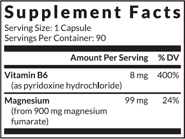 BACKORDER ONLY - Fura-Mag Supplement Facts Label
