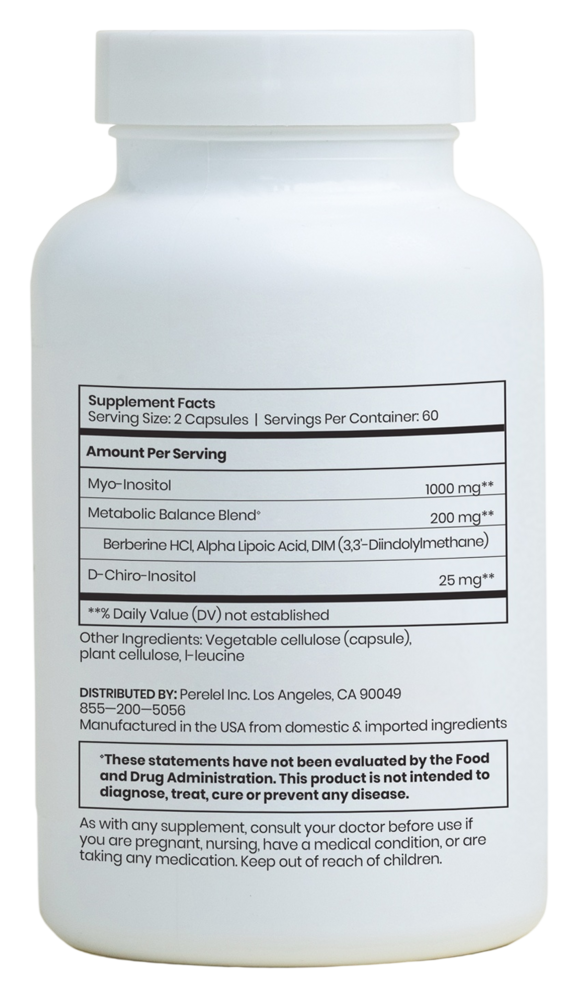 Hormonal Balance Support Supplement Facts Label