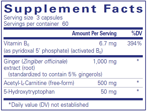 MotilPro Supplement Facts Label