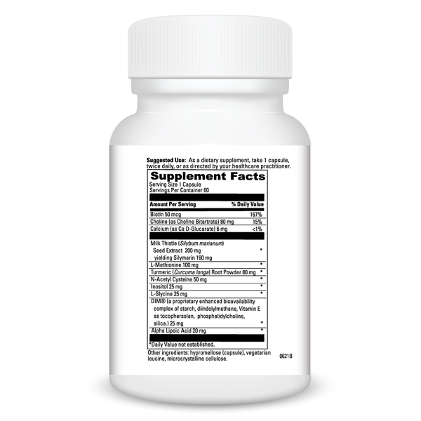 Hepaticlear Supplement Facts Label