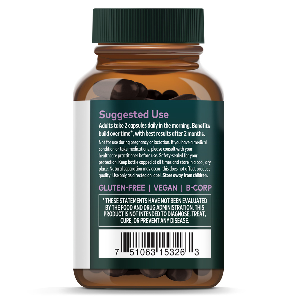 Cycle Support Period Supplement Facts Label