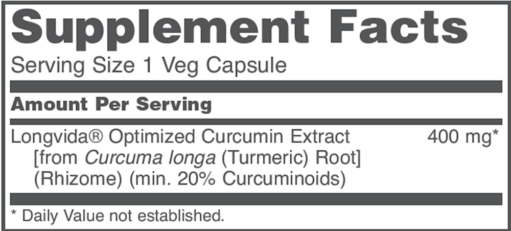 Cogumin SLCP Supplement Facts Label