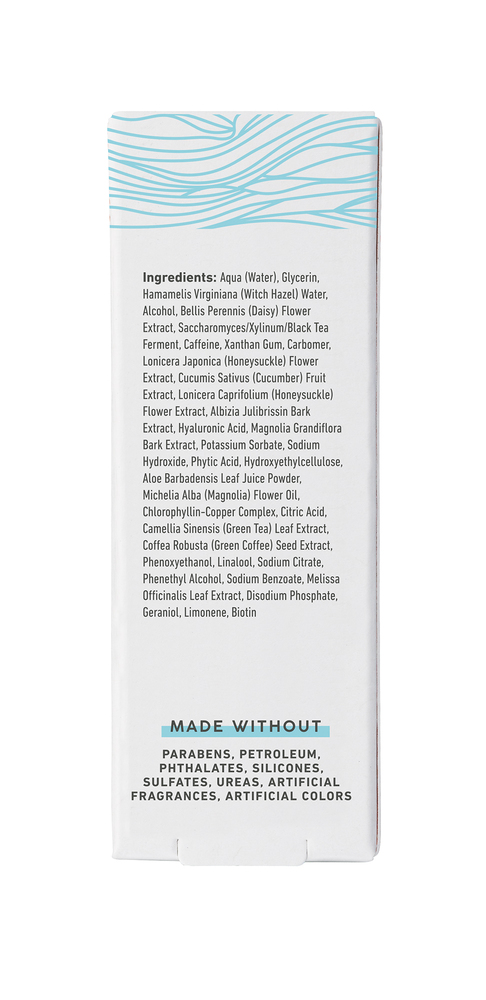 Ultra Hyaluronic Eye Gel Supplement Facts Label