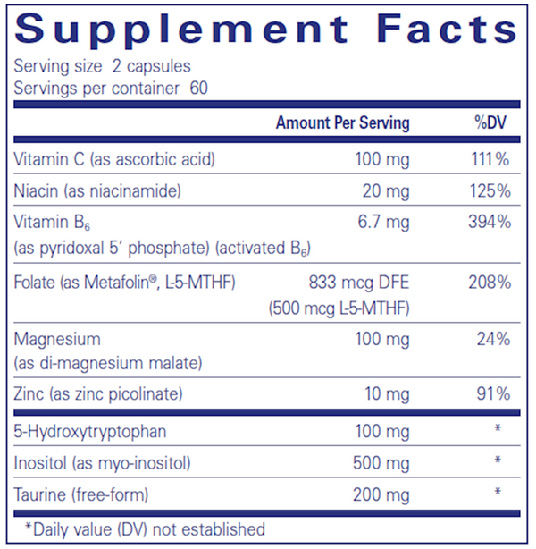 Seroplus Supplement Facts Label