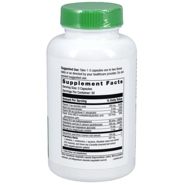 AdreCor with Licorice Root Supplement Facts Label