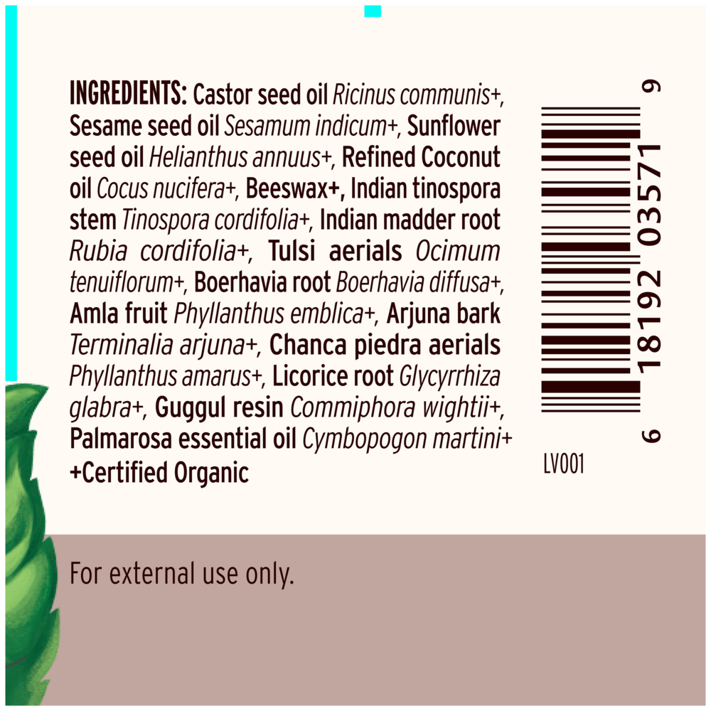 Breast Care Balm Supplement Facts Label