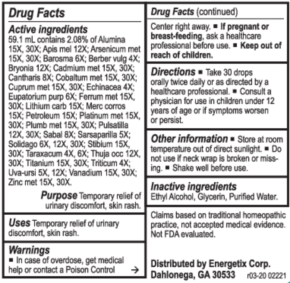 Rena-Chord Supplement Facts Label