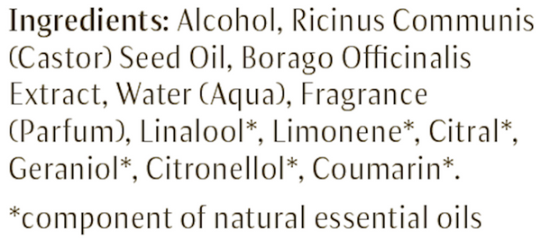 Revitalizing Leg & Arm Tonic Supplement Facts Label
