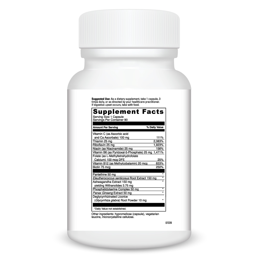 Adrenalyze Supplement Facts Label