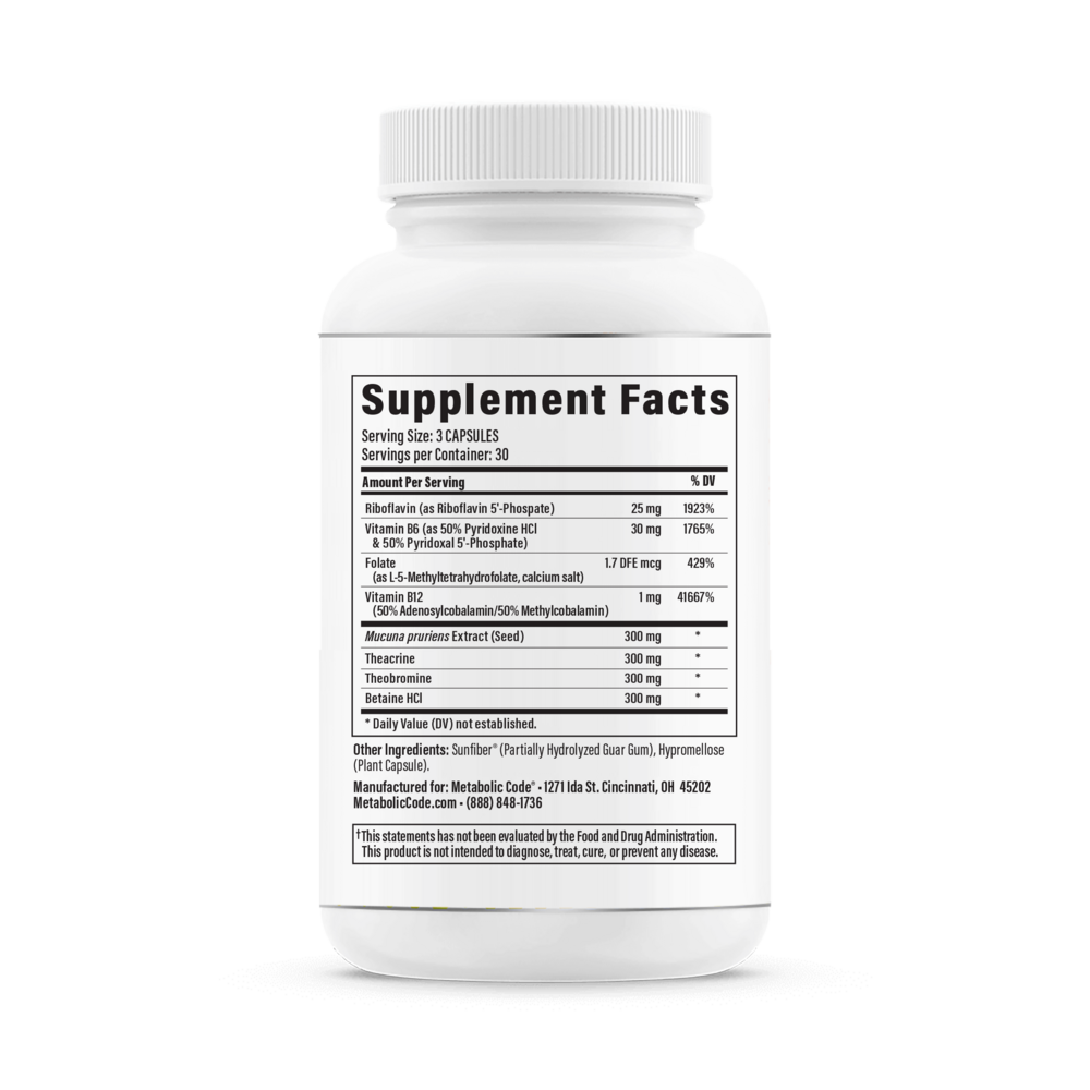 Clarify 4.0 Supplement Facts Label