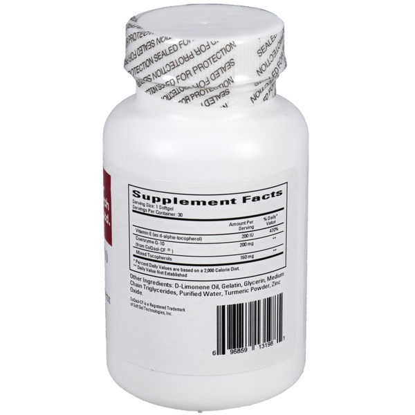 Co-Enzyme Q10 200 mg Supplement Facts Label