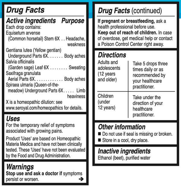 Unda #240 Supplement Facts Label