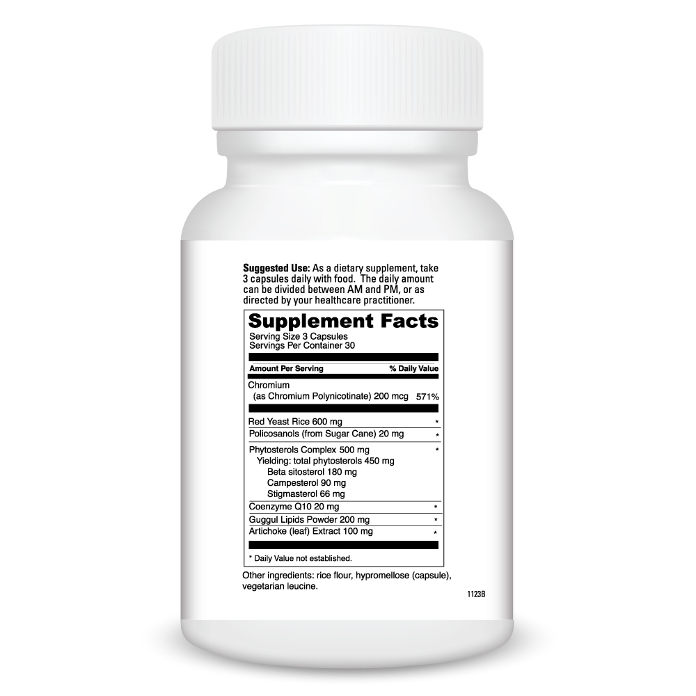 Cholestsure Supplement Facts Label