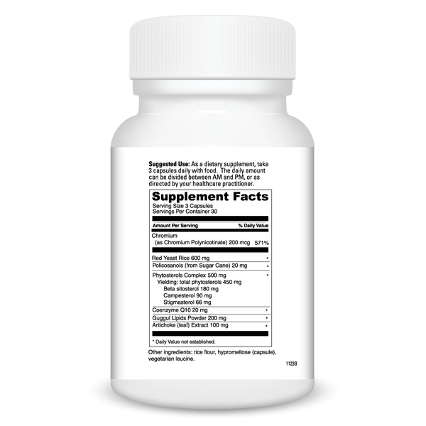 Cholestsure Supplement Facts Label