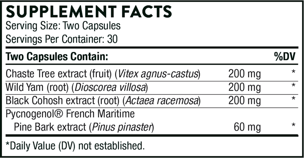 BACKORDER ONLY - Meta-Balance Supplement Facts Label
