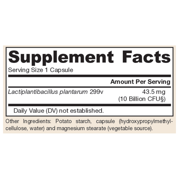 Ideal Bowel Support Supplement Facts Label