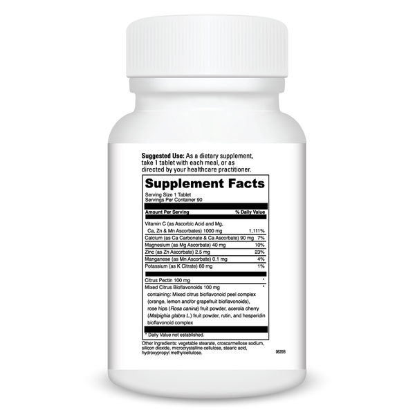 Davinci Poten C 250 Tablets Supplement Facts Label