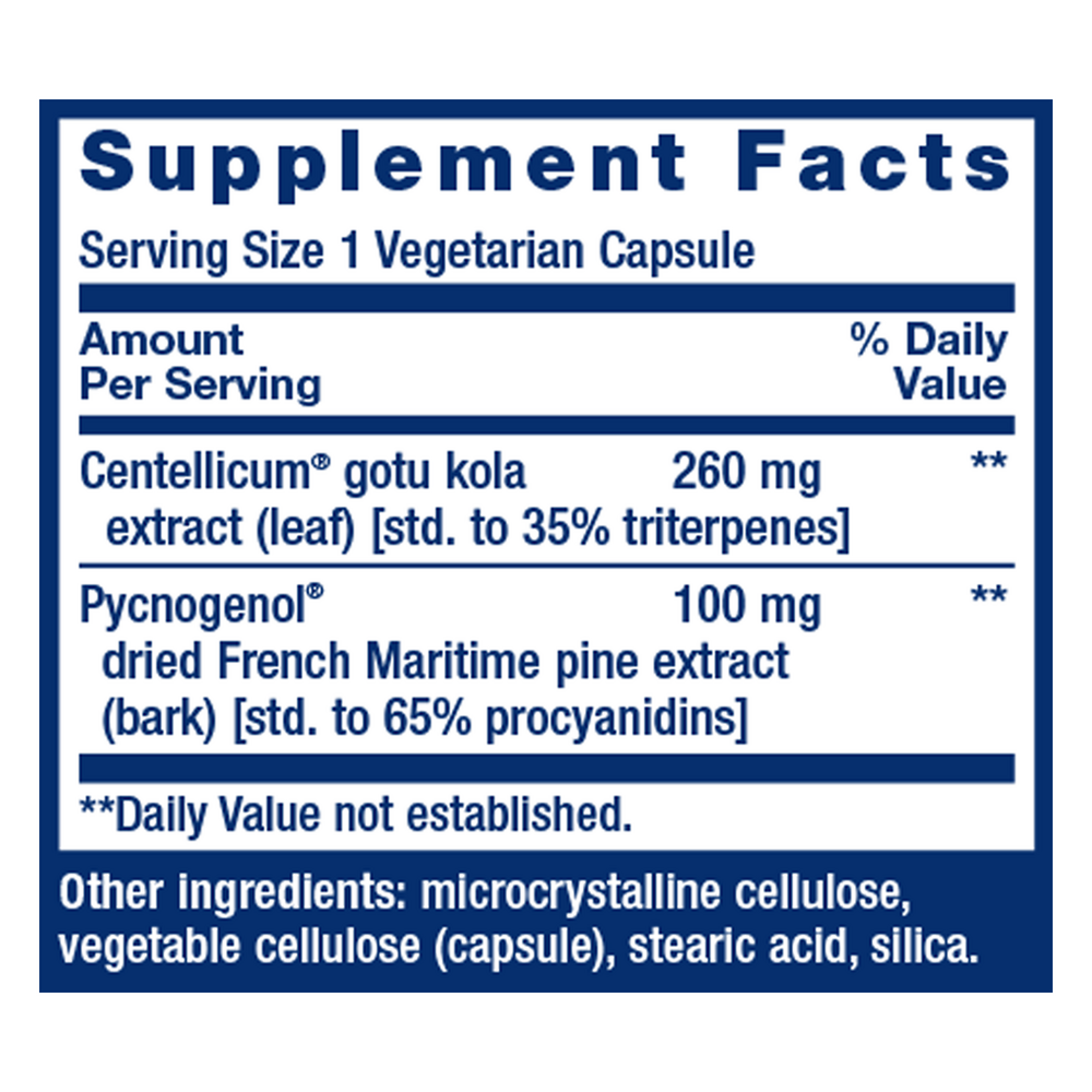 Arterial Protect Supplement Facts Label