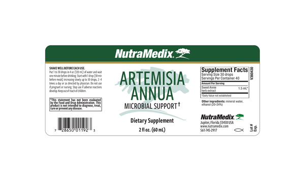Artemesia Annua Supplement Facts Label