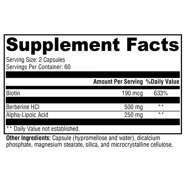 ALAmax™ Protect Supplement Facts Label