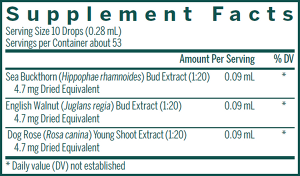 Imu-gen Supplement Facts Label