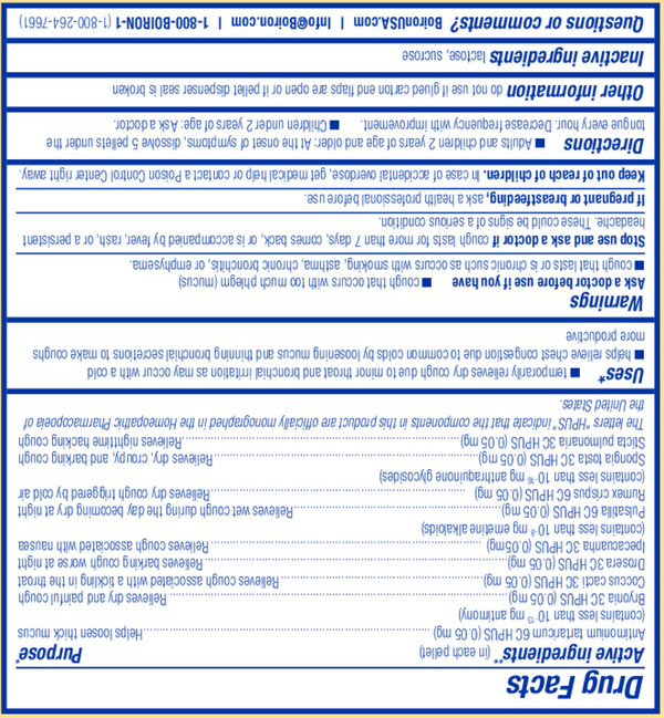 Chestal Meltaway Pellets Supplement Facts Label