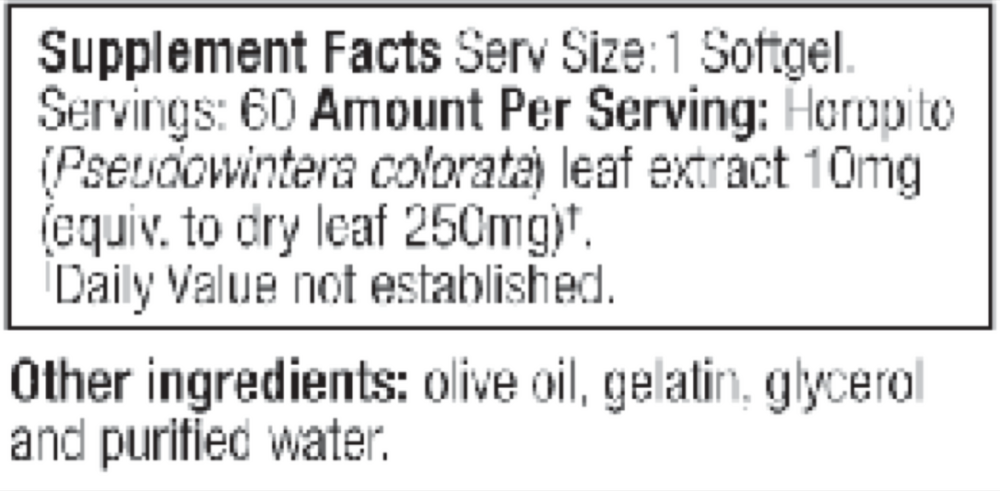 Gut Care Candida Balance Supplement Facts Label