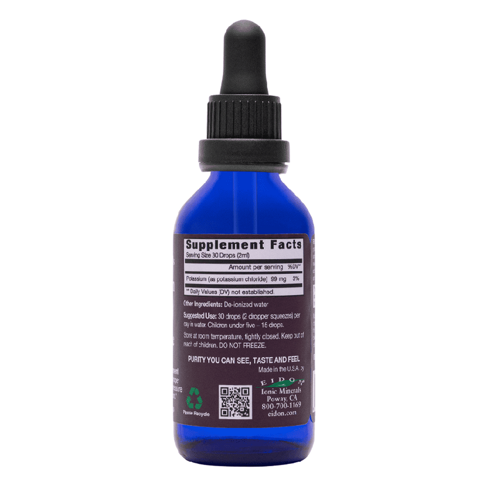 Potassium Liquid Supplement Facts Label