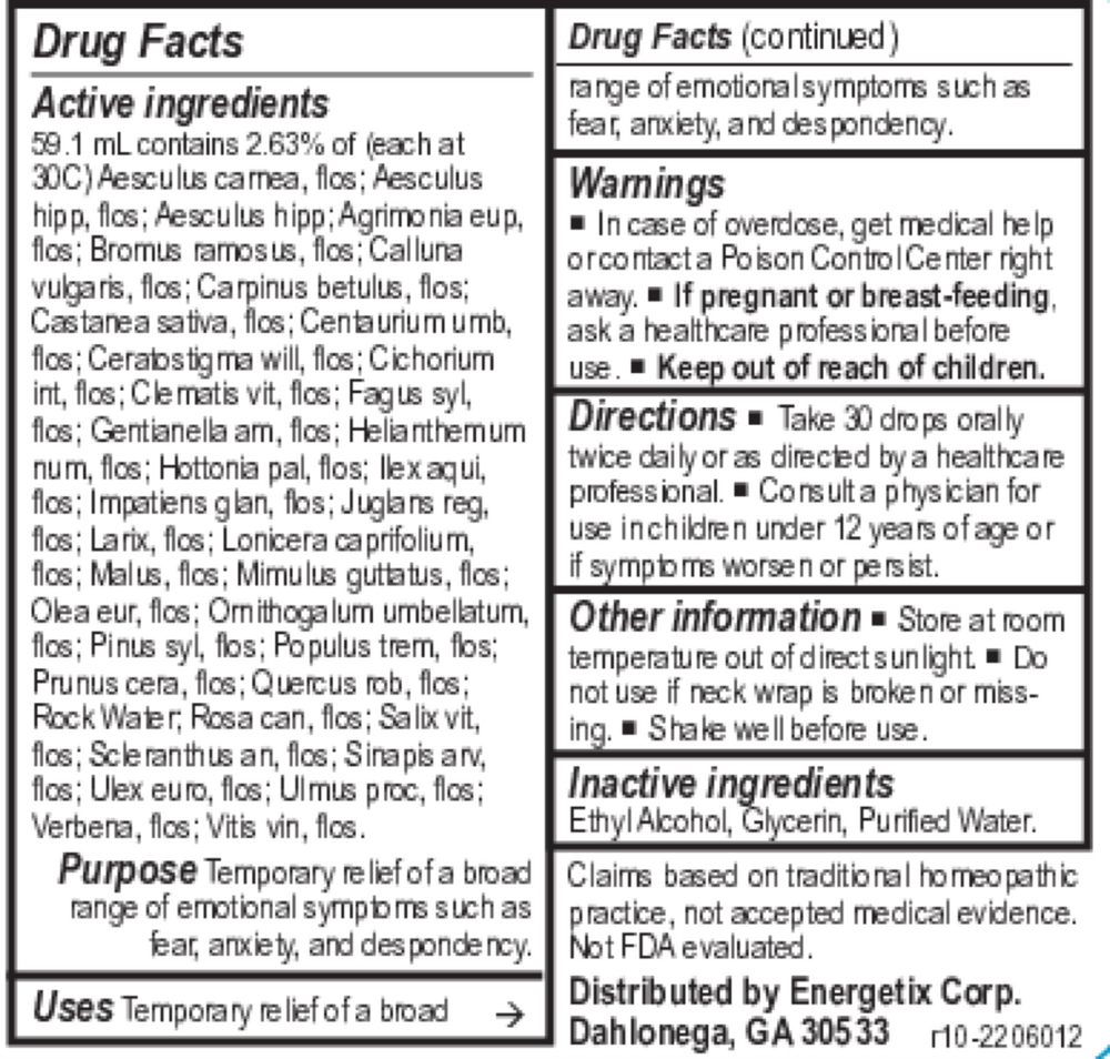 Fields of Flowers Supplement Facts Label