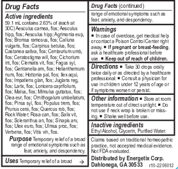 Fields of Flowers Supplement Facts Label