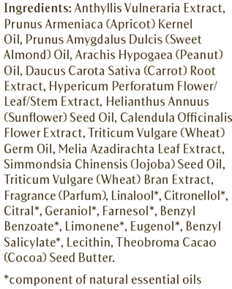 Clarifying Day Oil Supplement Facts Label