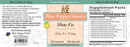 Supplement label — Shao Fu Zhu Yu Tang