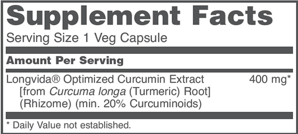 Cogumin SLCP Supplement Facts Label