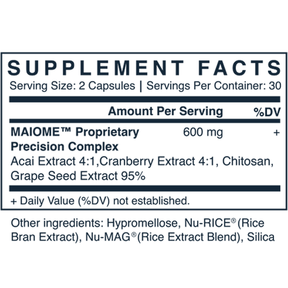 No. 84 - Immune/Inflammaging/Gut Barrier Supplement Facts Label