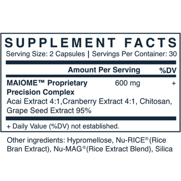 No. 84 - Immune/Inflammaging/Gut Barrier Supplement Facts Label