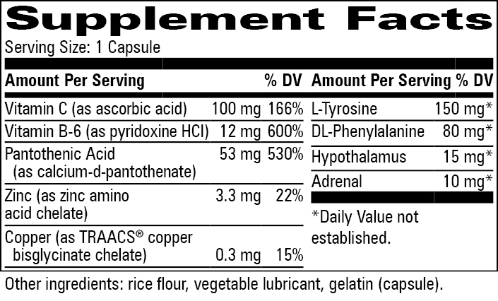 Elo-Plex Supplement Facts Label