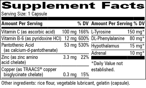Elo-Plex Supplement Facts Label
