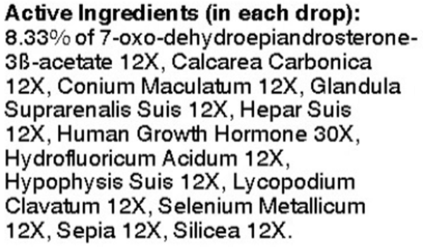 Age Defiance Pro Supplement Facts Label