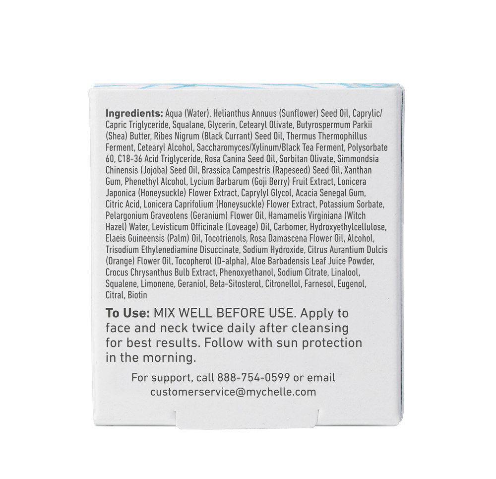 Deep Repair Cream Supplement Facts Label