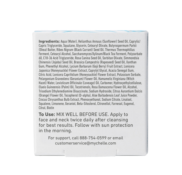 Deep Repair Cream Supplement Facts Label