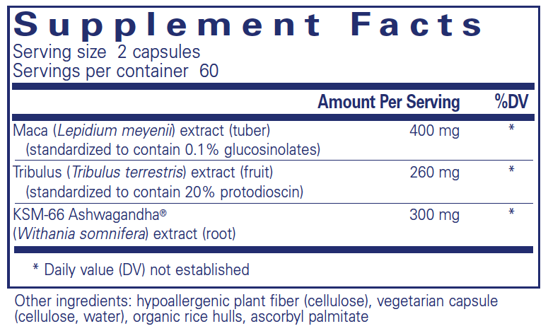 FemiVive Supplement Facts Label