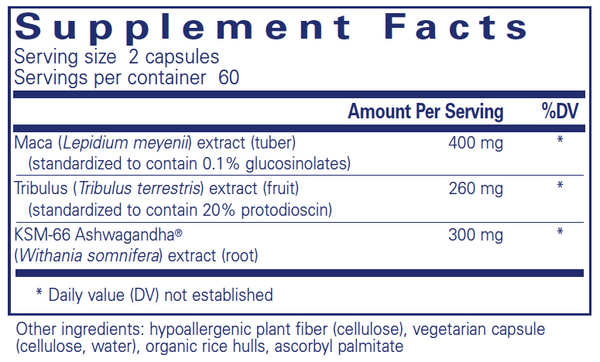 FemiVive Supplement Facts Label