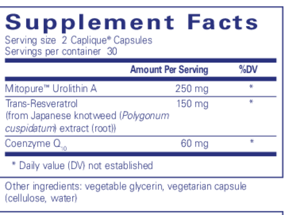 RENUAL Supplement Facts Label