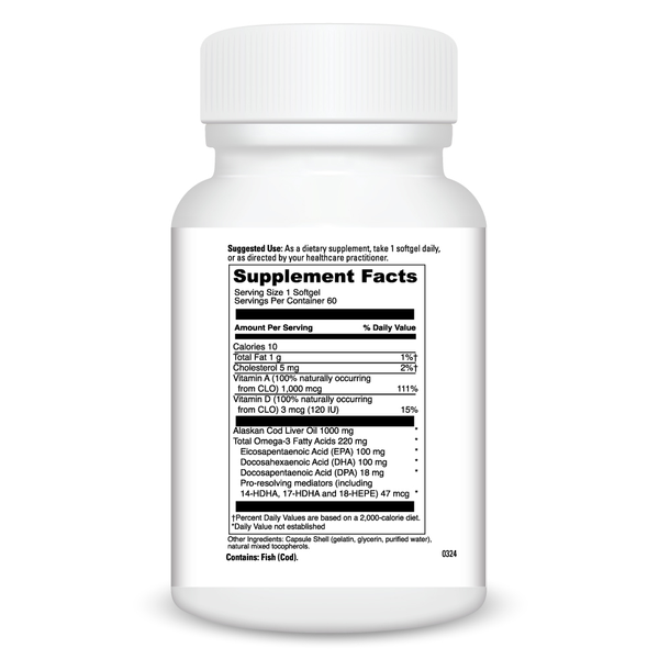 BACKORDER ONLY - Spm Complete Supplement Facts Label