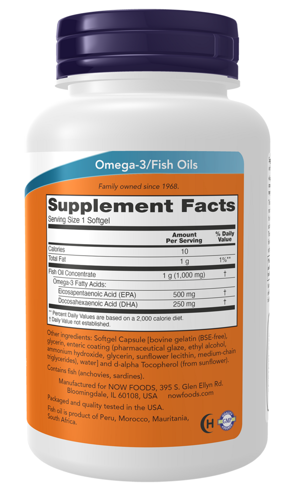 Ultra Omega-3 Supplement Facts Label