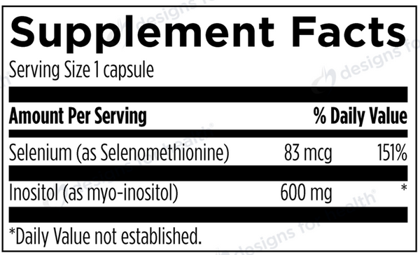 Thyrommune™ Supplement Facts Label