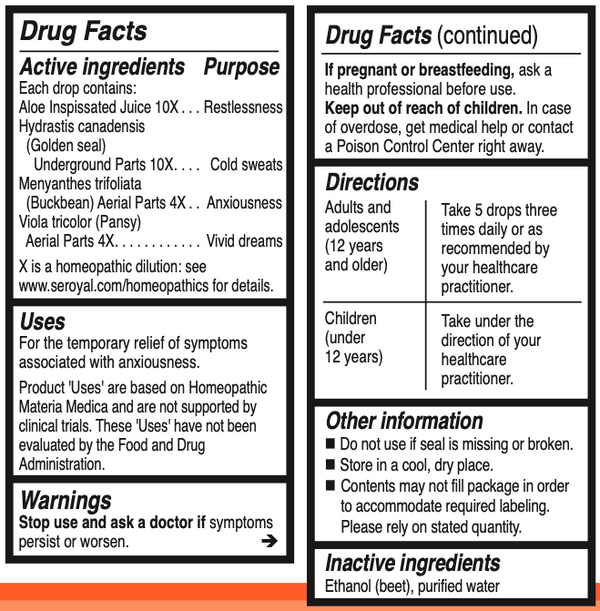 Unda #212 Supplement Facts Label