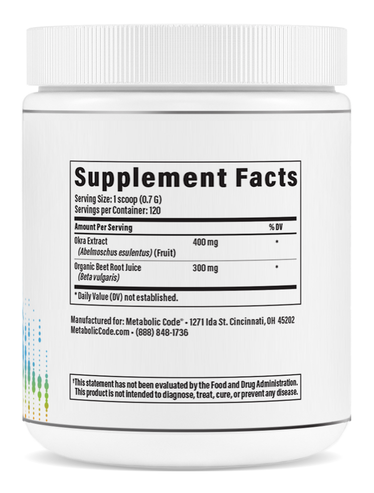 MycoBind Supplement Facts Label